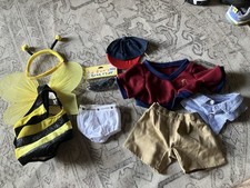 VINTAGE 2002-03 BUILD A BEAR CLOTHING/ ACCESSORIES LOT 9 PCS
