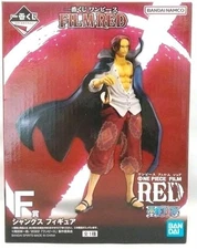 F Prize Shanks Figure Model Ichiban Kuji One Piece Film Red Bandai Kmg42
