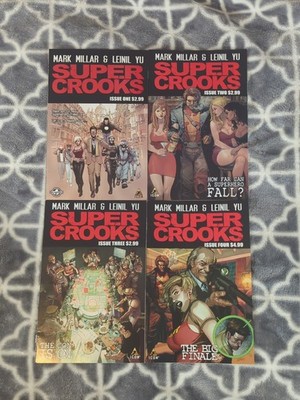 SUPER CROOKS #1-4 Complete Miniseries Set Mark Millar 
