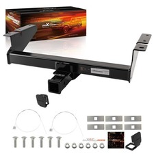 maXpeedingrods Class 3 Front Trailer Hitch, 2" Receiver with Rubber Hitch Cov...