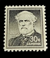 1957 ROBERT E LEE STAMP CONFEDERATE GENERAL VINTAGE AMERICAN CIVIL WAR 30c MNH