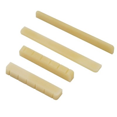 Miwayer Classical Guitar Bridge Unbleached Bone 6 Strings Saddle and Nut Made...