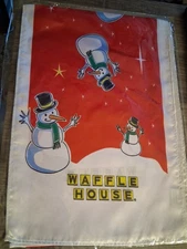 Vintage Waffle House Christmas Snowman Scarf New In Package 