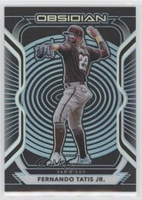 2021 Chronicles Obsidian Electric Etch Carolina Blue Fernando Tatis Jr #58 o7m