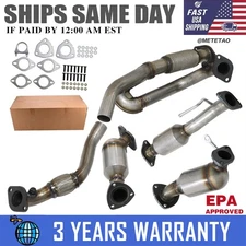For Chevy Traverse Buick Enclave GMC Acadia 3.6L Catalytic Converters &Flex Pipe