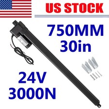 30Inch 750MM High Speed5mm/s Linear Actuator Motor 3000N DC24V Mounting Brackets
