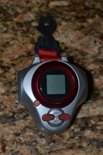 BANDAI DIGIMON TAMER DIGIVICE TOY TESTED WORKING RED WITH BELT CLIP