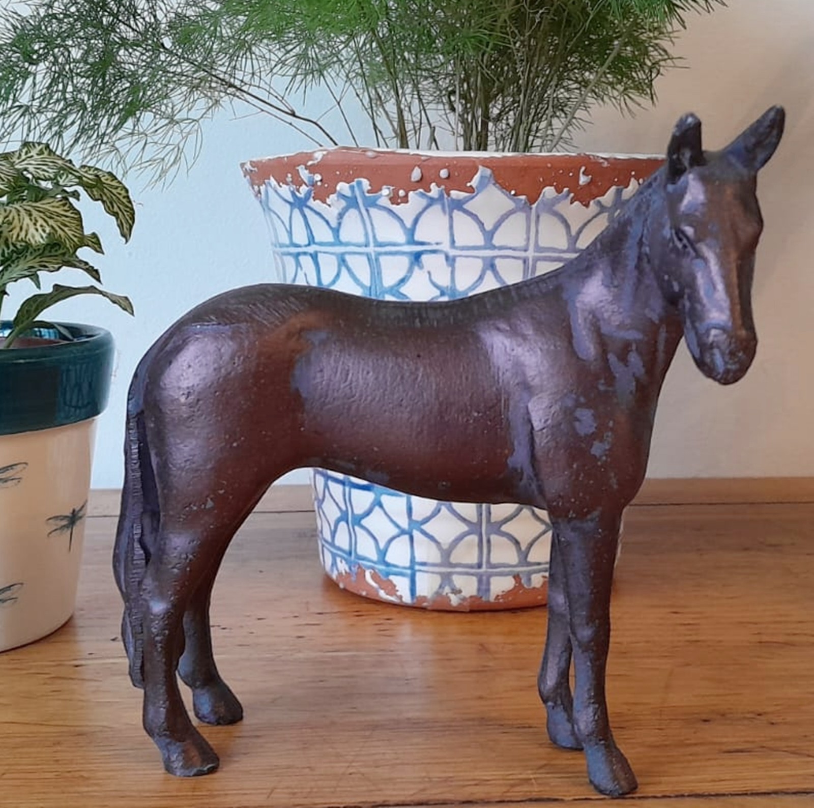 Inspirational Gifting Horse Garden Ornament Cast Aluminium Bronze 15cm - Image 2