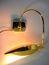 FEINE ZICOLI LIMBACH DESIGN Messing Bilderleuchte Wandlampe Germany 1970er VINT