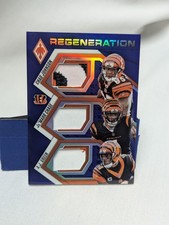 2025 Phoenix Regen Chad Johnson/Jamarr Chase/AJ Green /199 Triple Patch Bengals