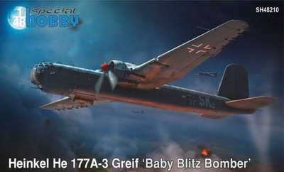 Special Hobby 100-SH48210 Heinkel He 177A-3 Greif in 1:48 Bausatz Neu + OVP