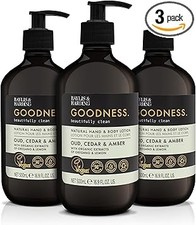 Baylis & Harding Goodness Oud, Cedar & Amber Hand & Body Lotion, 500 ml (Pack of