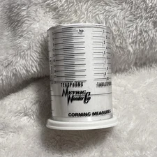 Vintage Unbranded WONDER CUP Slide Adjustable Wet Dry MEASURING Push Tube 1 Cup