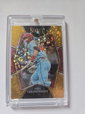 PAUL GOLDSCHMIDT 2022 Panini Select Gold Disco Premier #ed #1/10 Cardinals 