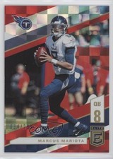 2019 Panini Donruss Elite Red 4/299 Marcus Mariota #50 0o2e
