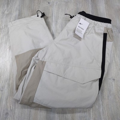 Nike Sportswear Tech Pack Woven Cargo Pants Bone White Men Size L New CZ1622-072