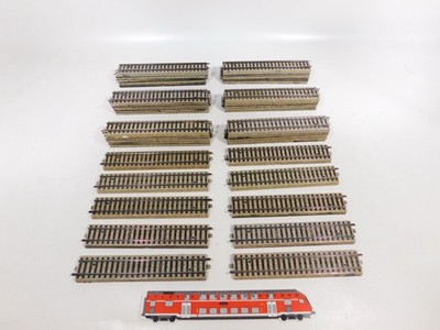 40x Märklin H0 AC 5106 Gleisstück M-Gleis gerade 18 cm #DN583-3