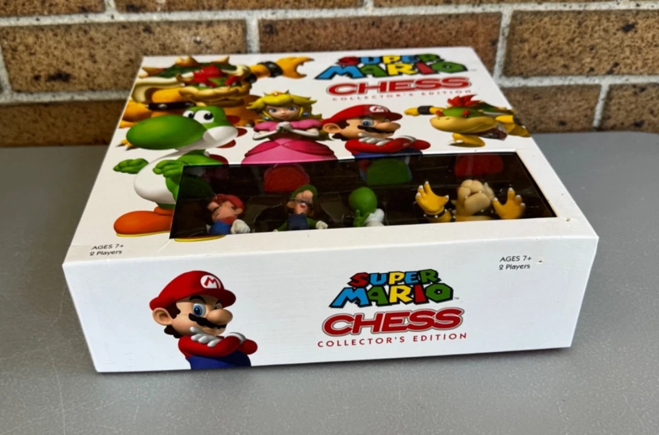 Nintendo Super Mario Chess Set Game Collectors Edition Tin Complete 2009 - Image 2 of 4