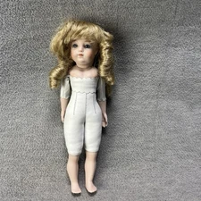 Artist Doll MK Brouse Bisque Faux Leather Body 8" Swivel Head Pierced Ears