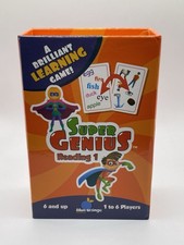 Super Genius Reading 1 Learning Card Game Complete And Only Played Once 