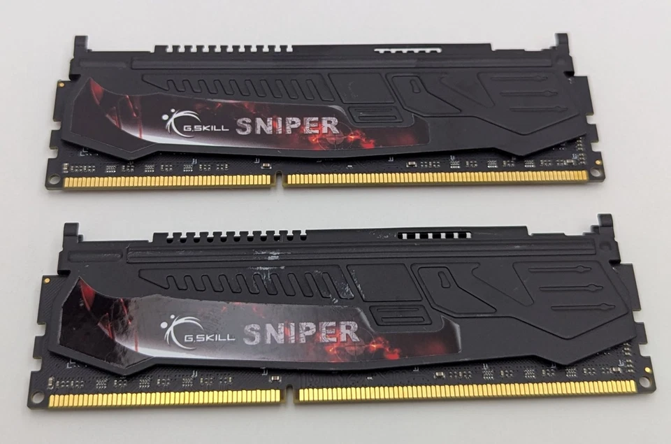 G. SKILL Sniper 16GB Kit (2x8GB) DDR3 2400MHz PC3-19200 RAM (F3-2400C11D-16GSR) - Image 3 of 4