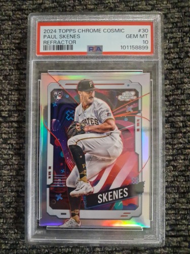 Paul Skenes [Refractor] #30 2024 Topps Cosmic Chrome card