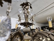 Lampadario Luigi XV italiano Fine 800 Primo 900