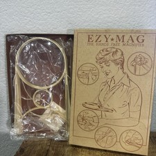 Vintage Magnifying Glass Hands Free Original Box Instructions