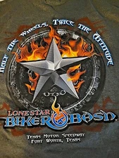 Men's Lone Star Biker Basin Tx. Motor Speedway Long Sleeve Shirt Size XL