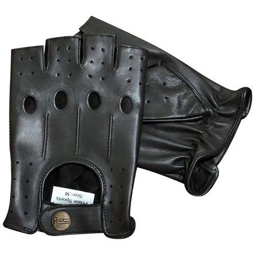 Nuevo Estilo Retro Calidad Cuero Suave Guantes de Conducir Sin Dedos Moda - Imagen 8 de 58