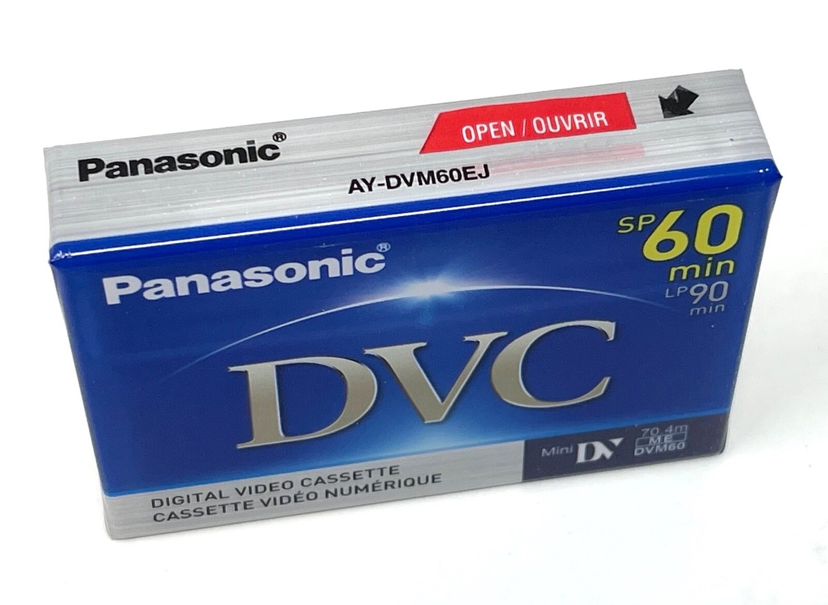 Panasonic DVC 60/90min Mini DV Digital Video Cassete Tape AY-DVM60EJ 