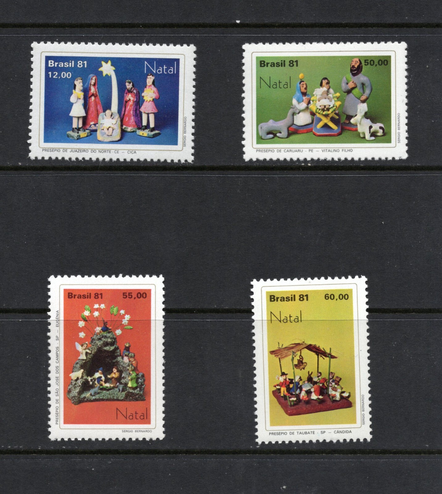 R5902   Brazil  1981   Christmas   Nativity Scene   4v.   MNH