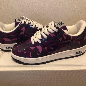 a bathing ape purple camo