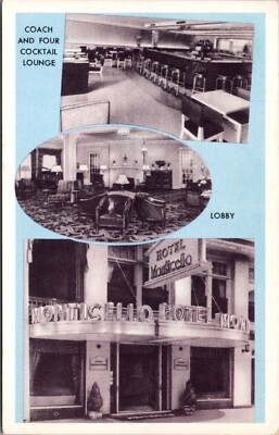 PC Multiple Views of Hotel Monticello Kentucky Avenue Atlantic City New Jersey
