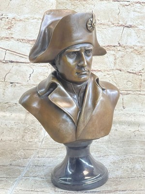 Statuette Buste Napoléon Bonaparte Style Bronze Noir – Déco Historique Et élégante