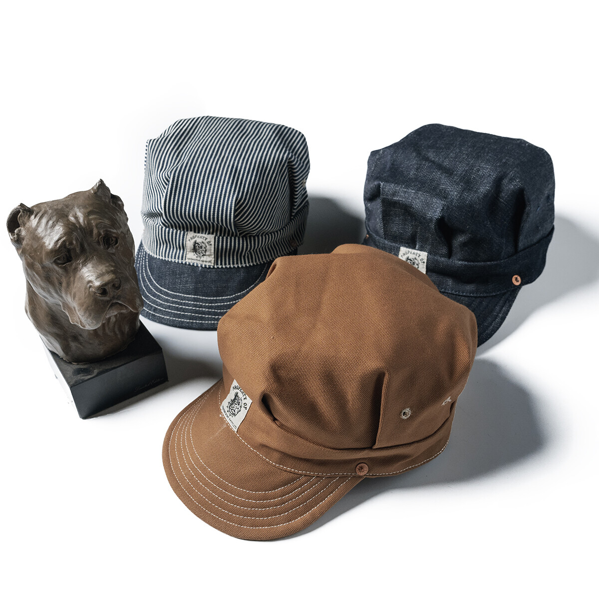 Bronson Retro Railway Octagonal Work Cap Adjustable Workwear