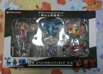 Mega Evolution Pokemon Waku Waku Get Lottery XY Prize B Special Set Figure Japan