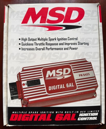 MSD Digital 6AL Ignition Control - Red Part #6425