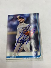 Jakob Junis Signed Card 2019 Kansas City Royals Team Card IP Auto
