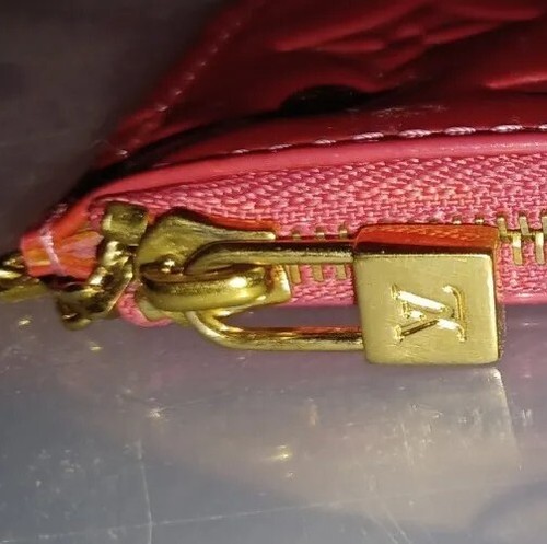 Louis Vuitton Tasche Cles rosa Lack Leder Münzetui, gebraucht - Bild 6 von 10