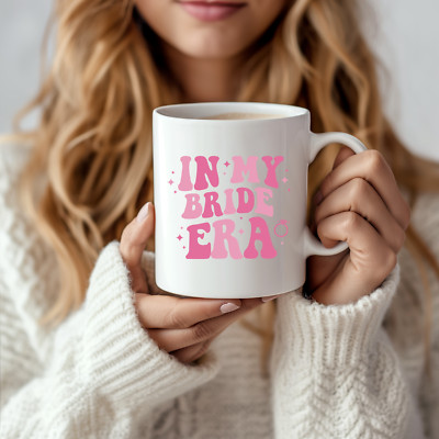 In My Bride Era - 11 Unzen Kaffeetasse - Taylor Swift - Hochzeit - Braut - UK Verkäufer