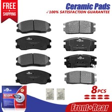 Front & Rear Ceramic Brake Pads for Chevrolet Equinox Torrent Vue Suzuki XL-7