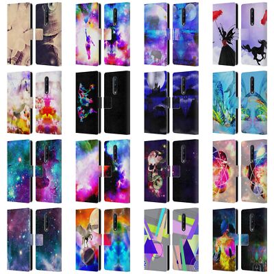 OFFICIAL HAROULITA FANTASY 2 LEATHER BOOK WALLET CASE COVER FOR ONEPLUS PHONES