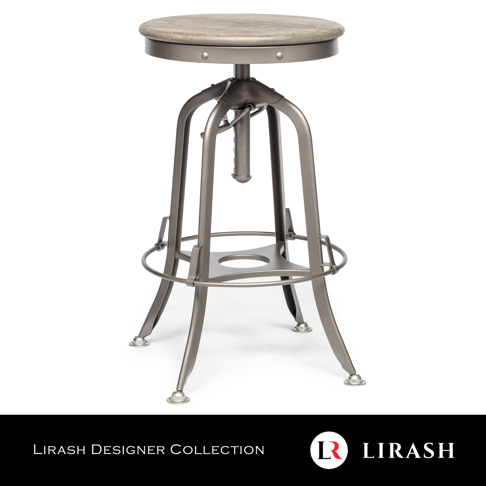 adjustable rustic bar stools