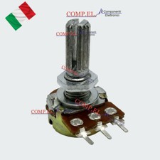 Mini Potentiometer 50K B50K Linear B Monogiro Shaft 6Mm Axis 15Mm P. 5Mm