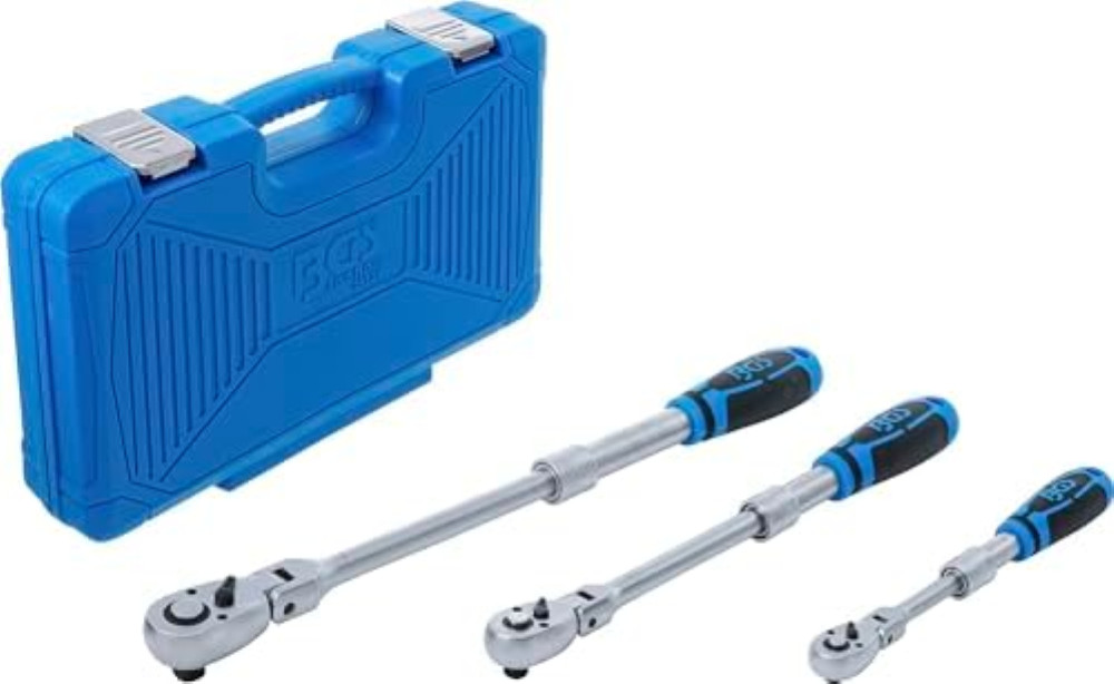 BGS 25128 Set 3 Cricchetti Reversibili Telescopici e Snodabili - Offerta