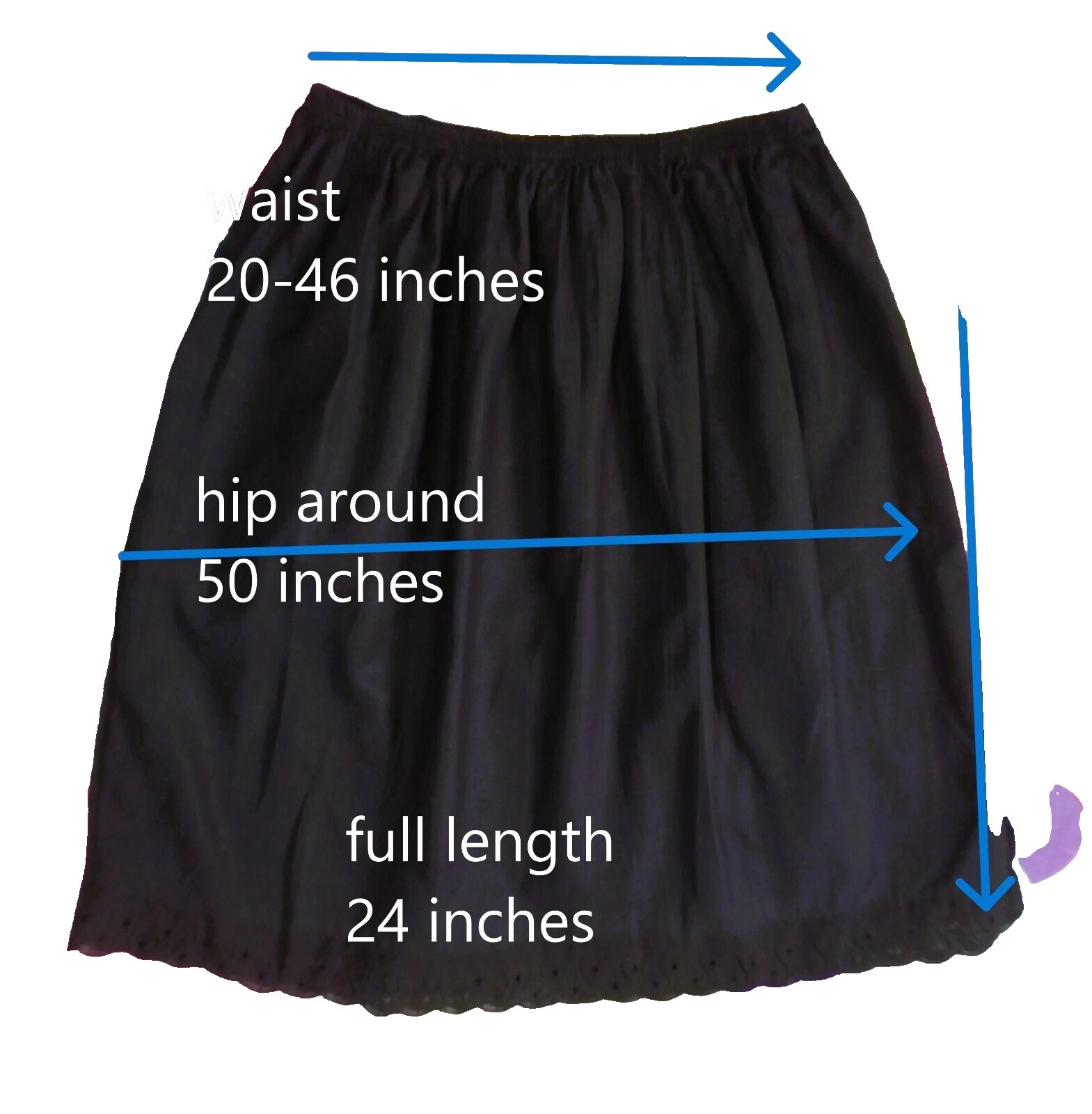 100% Cotton Regular Size XL Slips for Women