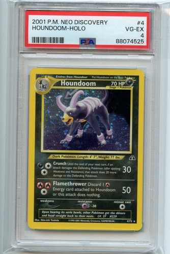 Houndoom (Unlimited) graded PSA 4 for sale on eBay