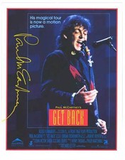 GET BACK Movie POSTER 27x40 Linda McCartney Paul McCartney Robbie McIntosh