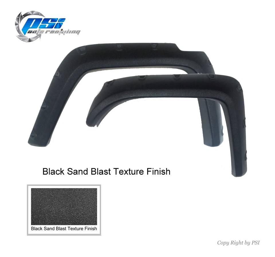Pocket Bolt Style Fender Flares Fits Toyota FJ Cruiser 07-14 Textured Finish Foto 3 de 4